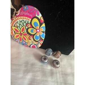 "4" Brighton crystal charms